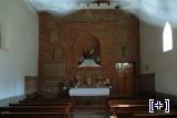 Detalle del interior de la ermita