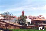 Vista desde la vega de la Iglesia de la Anunciación de Alcudia de Guadix